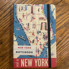 NYC Vintage Map Small Hardcover Notebook