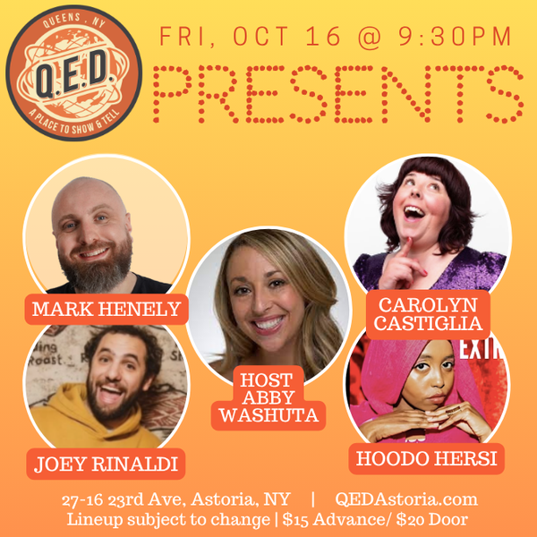 QED Presents (10/16 9:30)