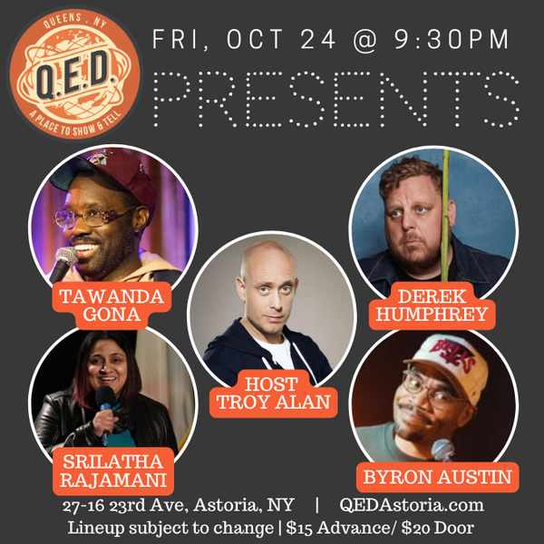 QED Presents (10/24 9:30)