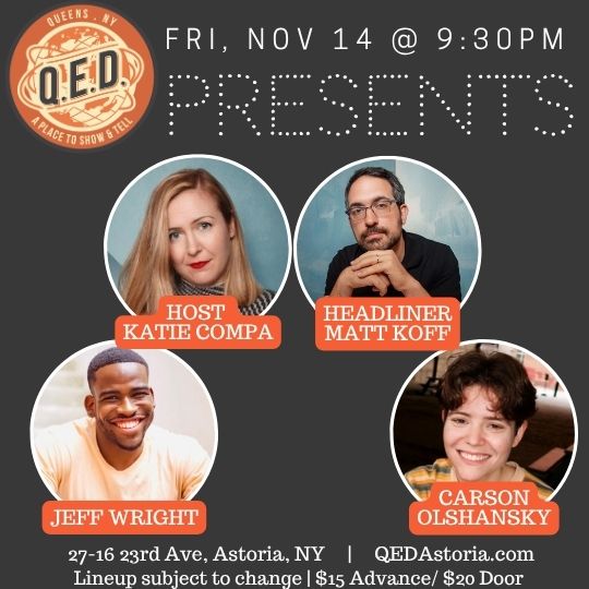 QED Presents (11/14 9:30)