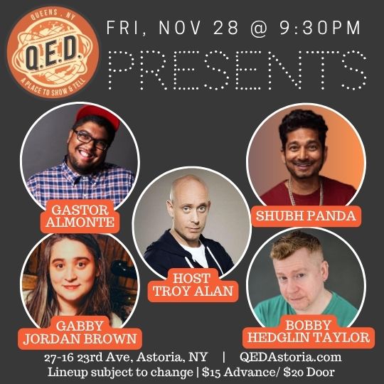 QED Presents (11/28 9:30)