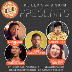 QED Presents (12/5 9:30)