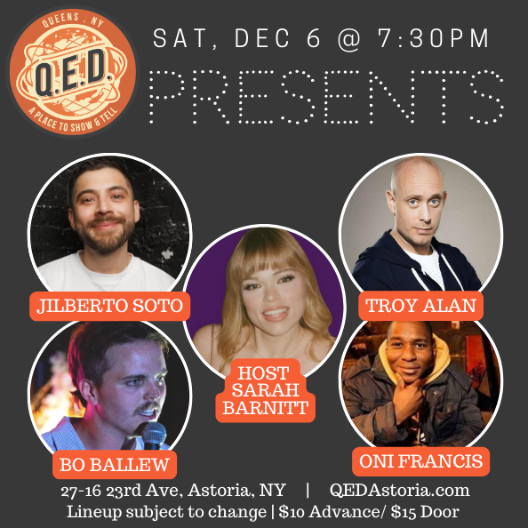 QED Presents (12/6 7:30)