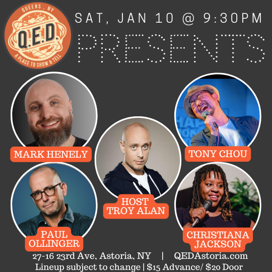 QED Presents (1/10 9:30)