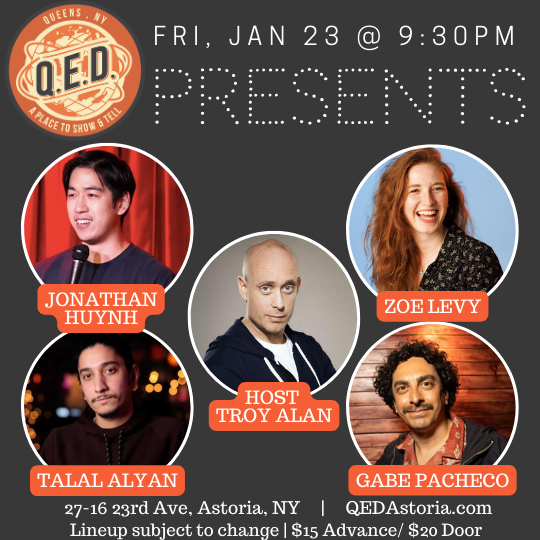 QED Presents (1/23 9:30)