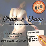 Drink & Draw with a Live Model! (Wednesday)