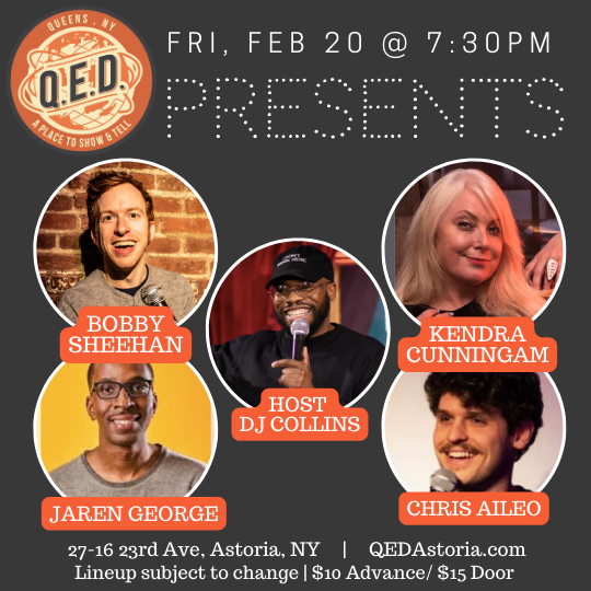 QED Presents (2/20 7:30)