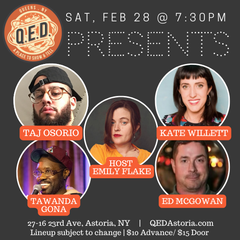 QED Presents (2/28 7:30)