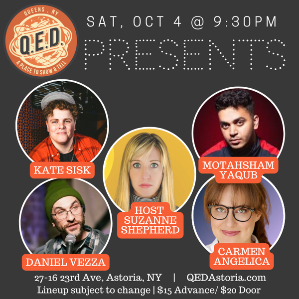QED Presents (10/4 9:30)