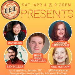 QED Presents (4/4 9:30)