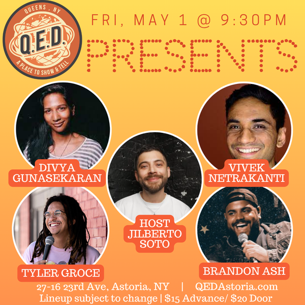 QED Presents (5/1 9:30)