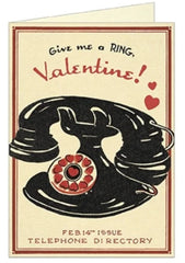 Give Me A Ring, Valentine Single Greeting Card