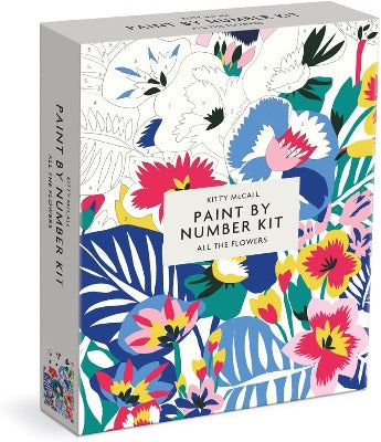 Kitty McCall All The Flowers Paint by Number Kit