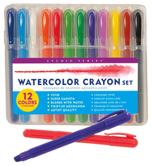 Studio Series Watercolor Crayon Set