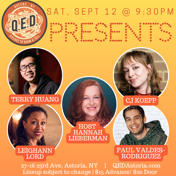 QED Presents (9/12 9:30)