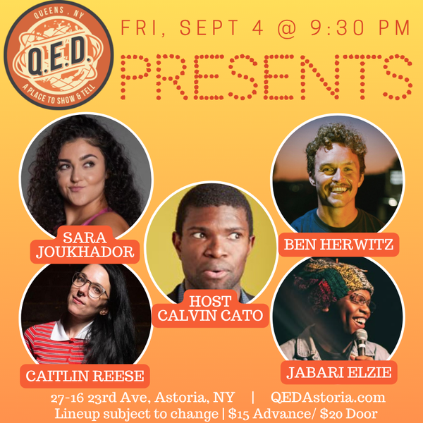 QED Presents (9/4 9:30)
