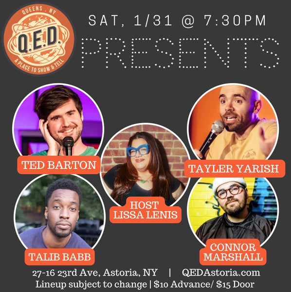 QED Presents (1/31 7:30)