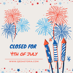 Closed for July 4th!