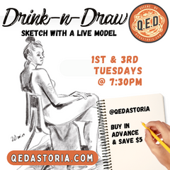 Drink & Draw with a Live Model - MAR 18