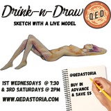 Drink & Draw with a Live Model!