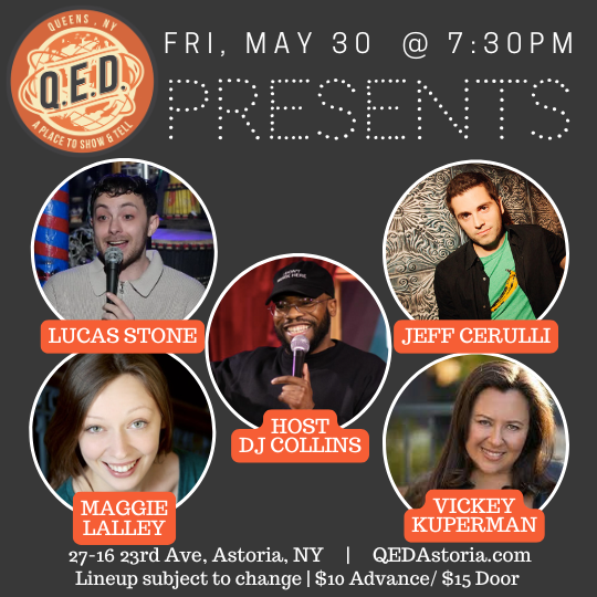 QED Presents - All Pro Comedy Show (5/30 7:30)