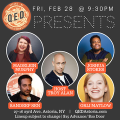 QED Presents - All Pro Comedy Show (FRI 9:30PM)