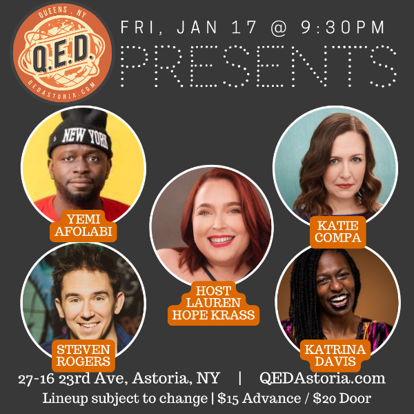 QED Presents - All Pro Comedy Show (FRI 9:30PM)