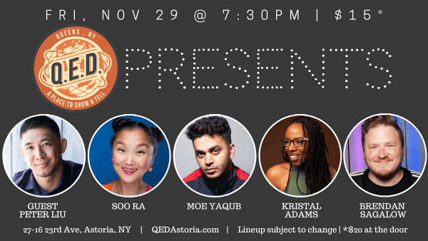 QED Presents - All Pro Comedy Show (FRI 7:30PM)