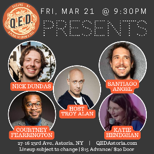 QED Presents - All Pro Comedy Show (3/28 9:30)