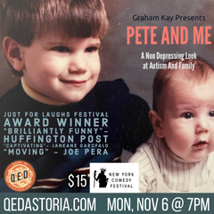 Pete and Me: A non-depressing look at autism and family