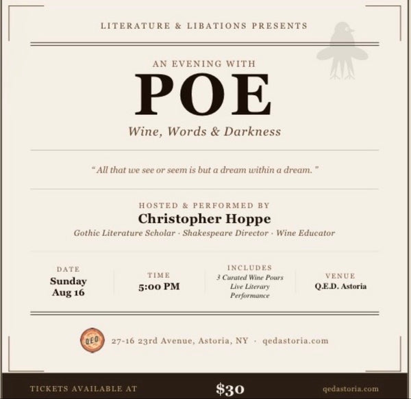 Literature and Libations