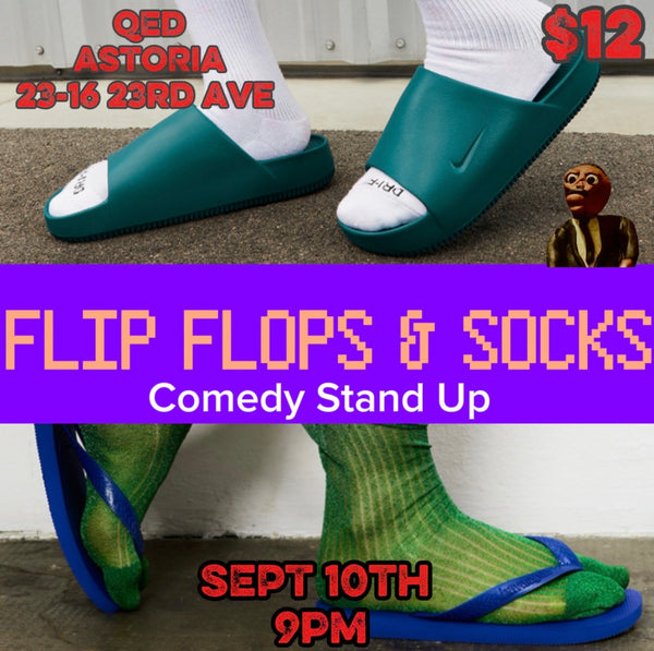 Flip Flops + Socks