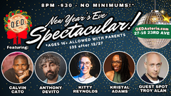 QED New Years Eve - All Pro Comedy Show (8PM Show)