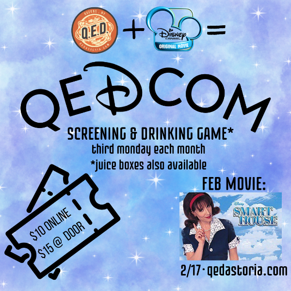 Q-E-DCOM! Screening & Drinking Game