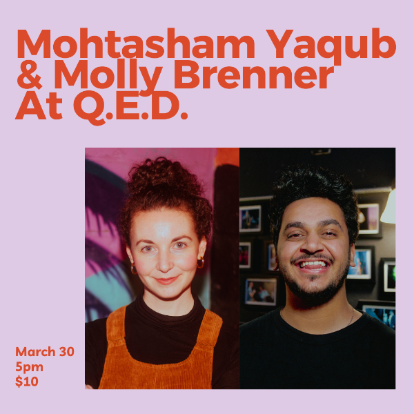 Mohtasham Yaqub & Molly Brenner At QED