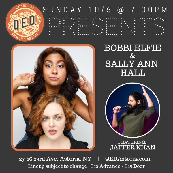 QED Spotlight: Bobbi Elfie and Sally Ann Hall featuring Jaffer Khan