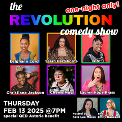 The Revolution Comedy Show: Benefit for QED