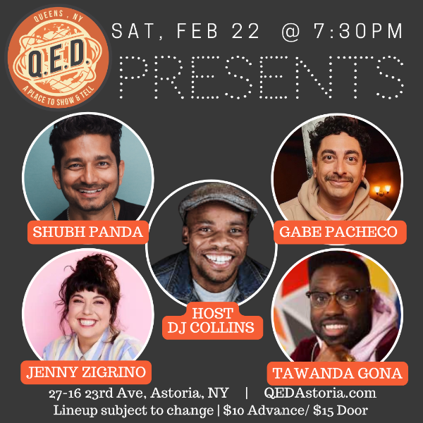 QED Presents - All Pro Comedy (SAT 7:30pm)