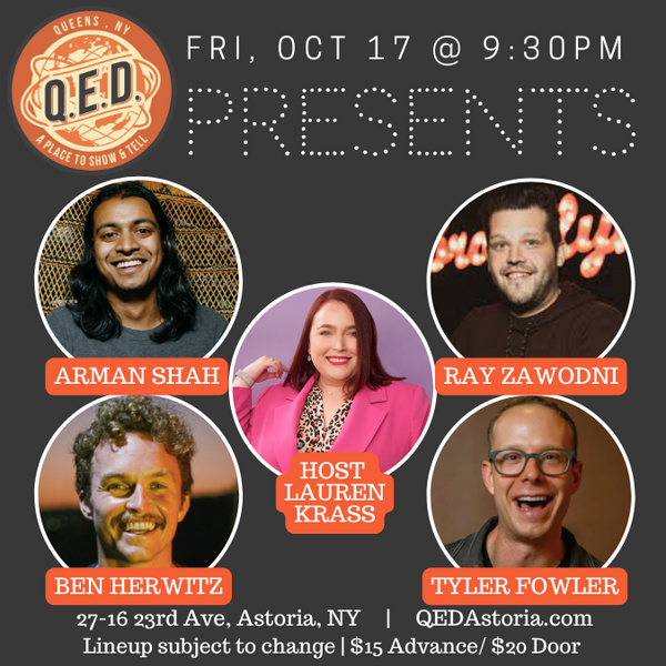 QED Presents (10/17 9:30)