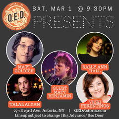 QED Presents - All Pro Comedy Show (SAT 9:30PM)