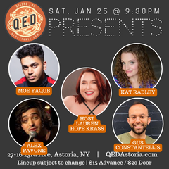 QED Presents - All Pro Comedy Show (SAT 9:30PM)