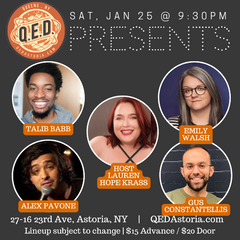 QED Presents - All Pro Comedy Show (SAT 9:30PM)