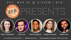 QED Presents - All Pro Comedy Showcase (Saturday)