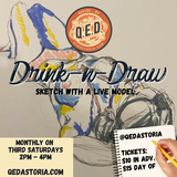 Drink & Draw with a Live Model! (Sat or Sun)