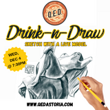 Drink & Draw with a Live Model!