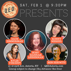 QED Presents - All Pro Comedy Show (SAT 9:30PM)