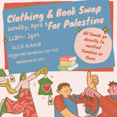 Charity Clothing/Book Swap for Palestine! 4/6