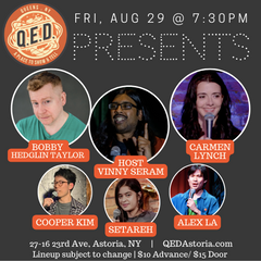 QED Presents (8/29 7:30)