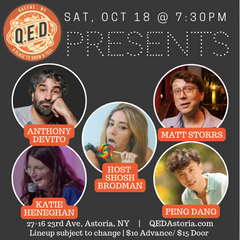 QED Presents (10/18 7:30)