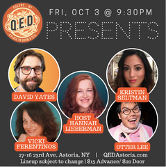 QED Presents (10/3 9:30)